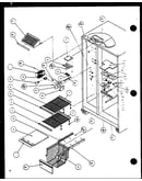 Freezer shelving and refrigerator light