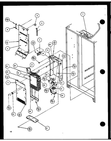 Evaporator and air handling