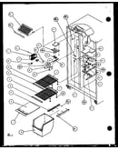 Freezer shelving and refrigerator light (2599ciw/p1100401w) (2599ciw/p1115101w)
