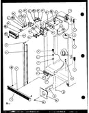 Refrigerator/freezer controls and cabinet part (2599ciw/p1100401w) (2599ciw/p1115101w)
