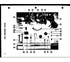 Amana SR19D machine compartment parts diagram