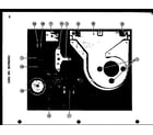 Amana SR19D evaporator fan parts diagram