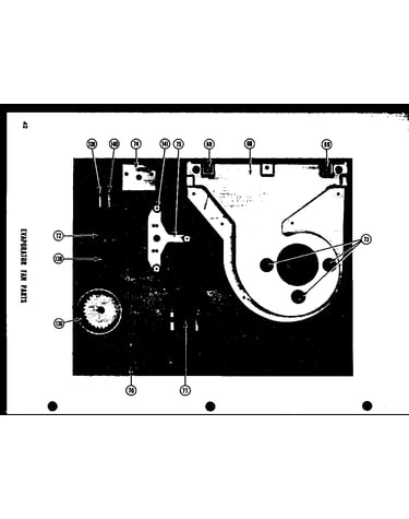 Evaporator fan parts