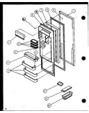 Frerigerator door (sc19j/p1116601w)