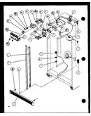 Refrigerator/freezer door controls and cabinet parts (sc19j/p1116601w)