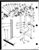 Refrigerator/freezer controls and cabinet parts (sc22j/p1116001w) (sc22j/p1116002w)