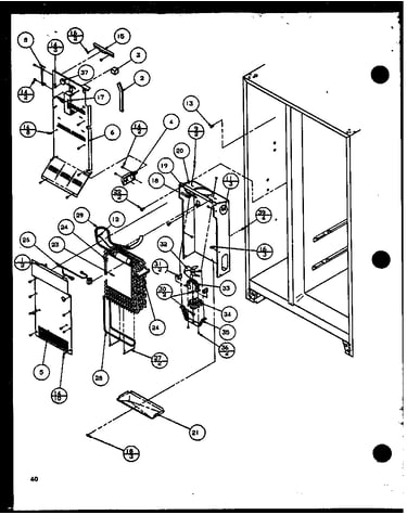 Evaporator and iar handling (sc22j/p1116001w) (sc22j/p1116002w)