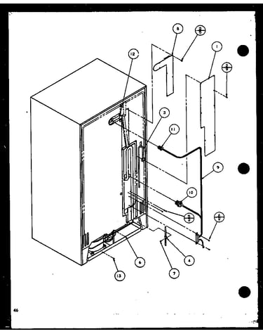 Rollers and back unit (sc22j/p1116001w) (sc22j/p1116002w)