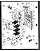 Freezer shelving and refrigerator light (sc25j/p1116201w) (sc25j/p1116202w) (sc25jp/p1116203w) (sc25jp/p1116204w)