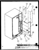 Rollers and back unit (sc25j/p1116201w) (sc25j/p1116202w) (sc25jp/p1116203w) (sc25jp/p1116204w)