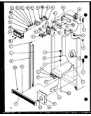 Refrigerator/freezer controls and cabinet part (36571/p1108505w) (36571/p1108506w) (36578/p1108507w) (36578/p1108508w)