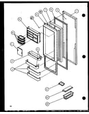 Refrigerator door (36261/p1108601w) (36261/p1108602w) (36268/p1108603w) (36268/p1108604w)