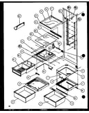 Refrigerator shelving and drawers (36261/p1108601w) (36261/p1108602w) (36268/p1108603w) (36268/p1108604w)