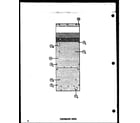 Amana S19E evaporator cover diagram