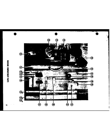 Machine compartment parts