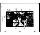 Amana S19E top door hinges diagram