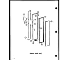 Amana ESR22N-C-P73320-45WC freezer door assy diagram