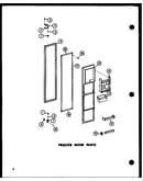 Freezer door parts
