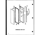Amana ESR22N-L-P73320-45WL refrigerator door assy diagram