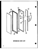 Refrigerator door assy