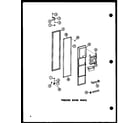 Amana SR22C-G-P73900-3WG freezer door parts diagram