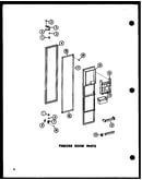 Freezer door parts
