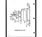 Amana ESR22C-P73900-10W refrigerator door parts diagram