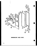 Refrigerator door parts