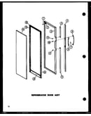 Refrigerator door insulation assy.
