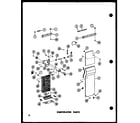 Amana ESR22N-P73320-50W evaporator parts diagram