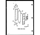 Amana ESR22D-P73900-20W freezer door parts diagram