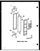 Freezer door parts