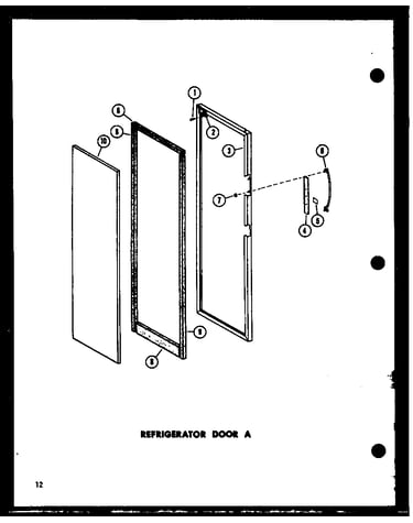 Refrigerator door a