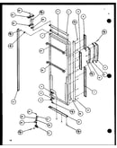 Refrigerator door (sld25j/p1116501w) (sld25j/p1116502w)