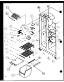 Freezer shelving and refrigerator light (sld25j/p1116501w) (sld25j/p1116502w)