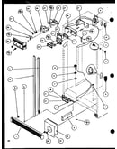 Refrigerator/freezer controls and cabinet part (sld25j/p1116501w) (sld25j/p1116502w)