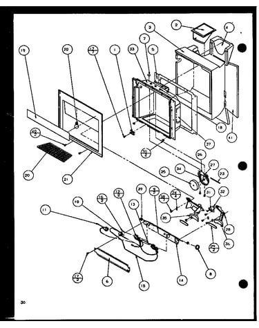 Ice and water cavity (sld25j/p1116501w) (sld25j/p1116502w)