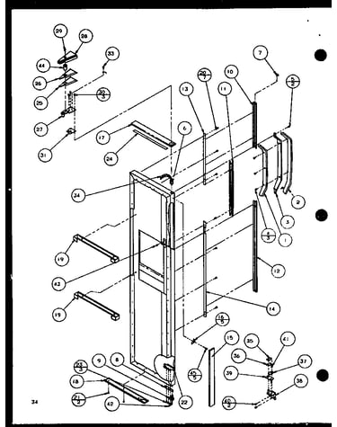 Freezer door (sld25jb/p1116503w) (sld25jb/p1116504w)