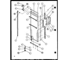 Amana SLD22JB-P1116106W refrigerator door (sld25jb/p1116503w) (sld25jb/p1116504w) diagram