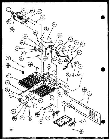 Machine compartment (sld25jb/p1116503w) (sld25jb/p1116504w)