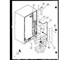 Amana SLD25J-P1116502W cabinetback (sld25jb/p1116503w) (sld25jb/p1116504w) diagram