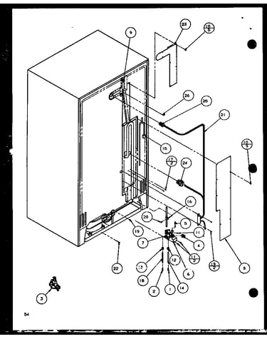 Cabinetback (sld25jb/p1116503w) (sld25jb/p1116504w)