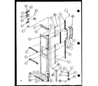 Amana SLD22JB-P1116106W freezer door (sld25jp/p1116505w) (sld25jp/p1116506w) diagram