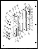 Freezer door (sld25jp/p1116505w) (sld25jp/p1116506w)