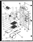 Freezer shelving and refrigerator light (sld25jp/p1116505w) (sld25jp/p1116506w)