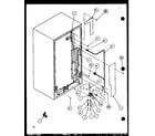 Amana SLD25J-P1116502W cabinet back (sld25jp/p1116505w) (sld25jp/p1116506w) diagram
