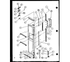 Amana SLD25J-P1116502W freezer door (sld22jb/p1116105w) (sld22jb/p1116106w) diagram
