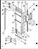 Refrigerator door (sld22jb/p1116105w) (sld22jb/p1116106w)
