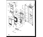 Amana SQD25NBL-P1162402WL evaporator and air handling diagram