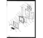 Amana SZD25N2E-P1162431WE ice and water cavity diagram